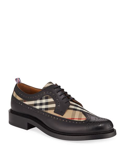 burberry red dress shoes|burberry men's wingtip shoes.